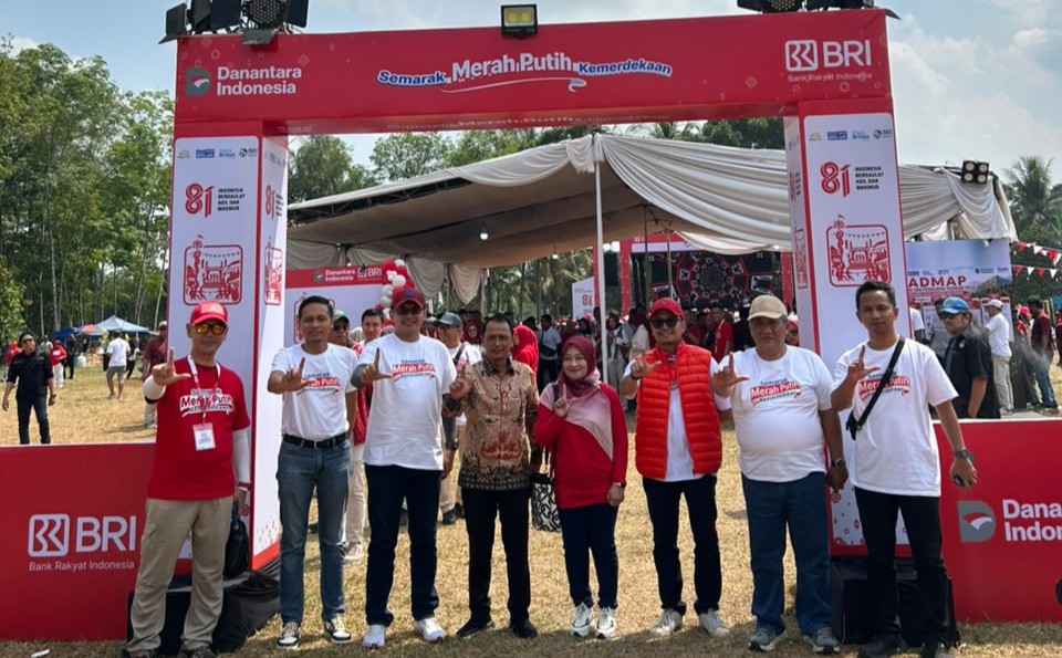 Semarak Merah Putih BRI Region 5 Bandar Lampung Hadir di Desa Sridadi