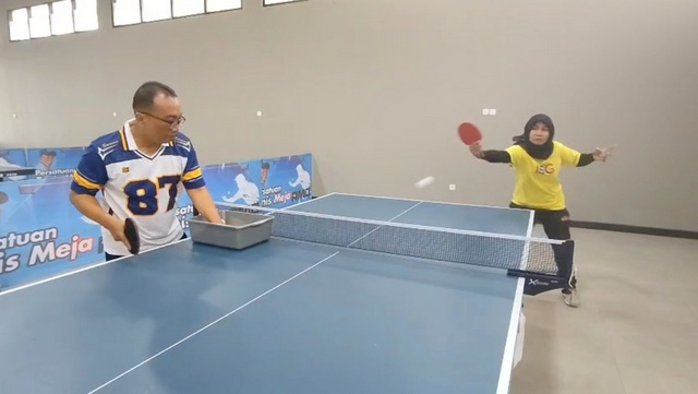 Tim Tenis Meja PWI Lampung Mulai Tancap Gas
