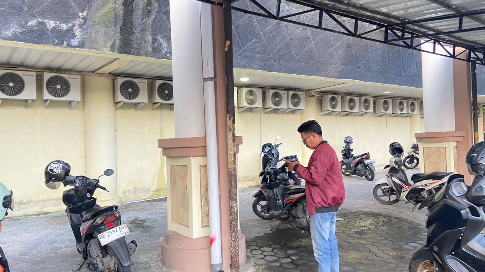 Parkiran DPRD Bandar Lampung Rawan Kemalingan