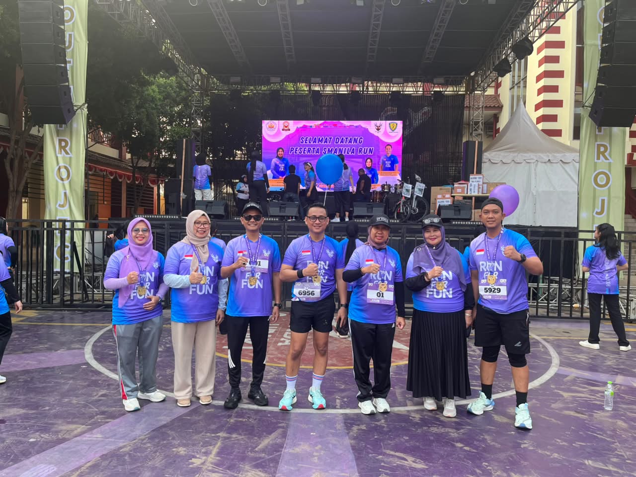 SMA YP Unila Gelar Smanila Run, Meriahkan Youth Project IX dengan Ribuan Peserta