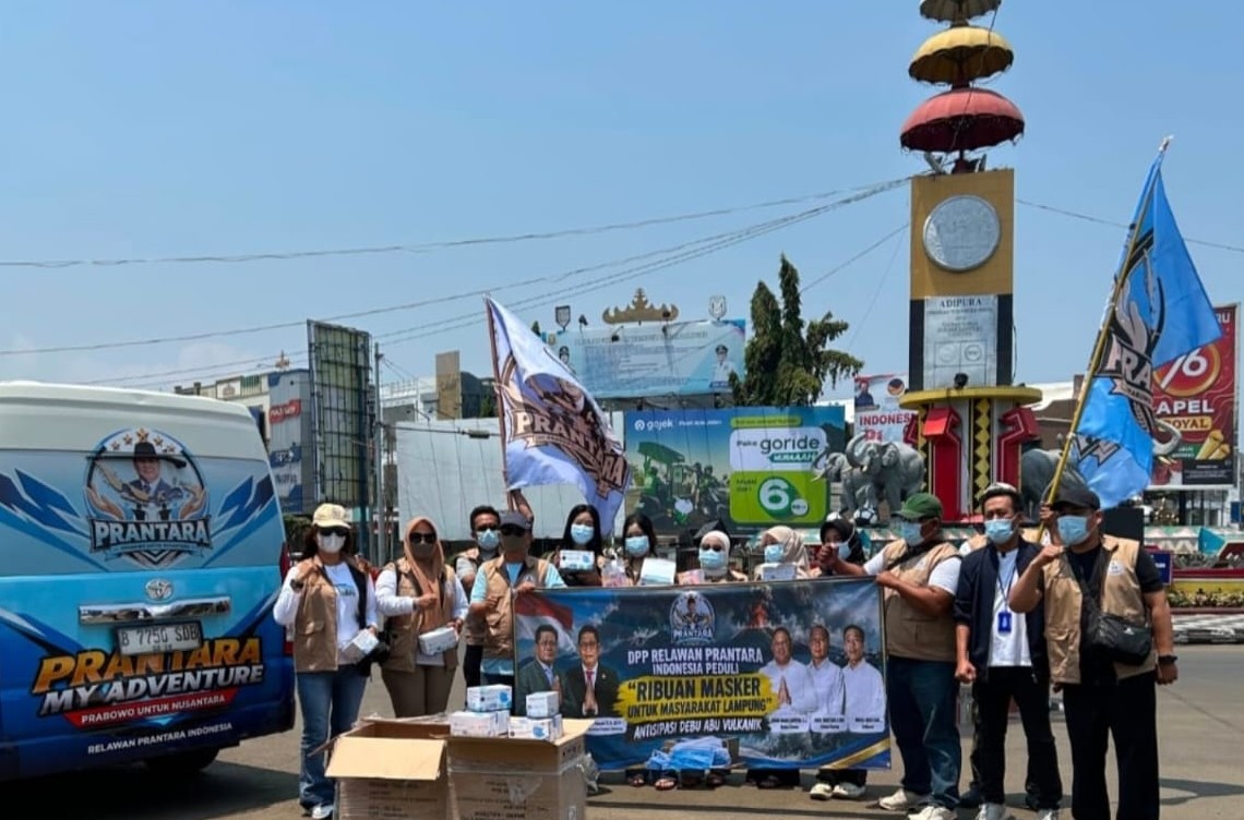 PRANTARA Indonesia Bagikan Ribuan Masker Gratis