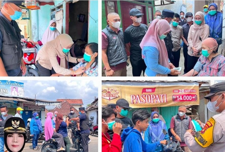 Puskesmas Pasar Ambon Turun Langsung Bagikan Masker dan Cek Kesehatan Warga Terdampak Abu Vulkanik