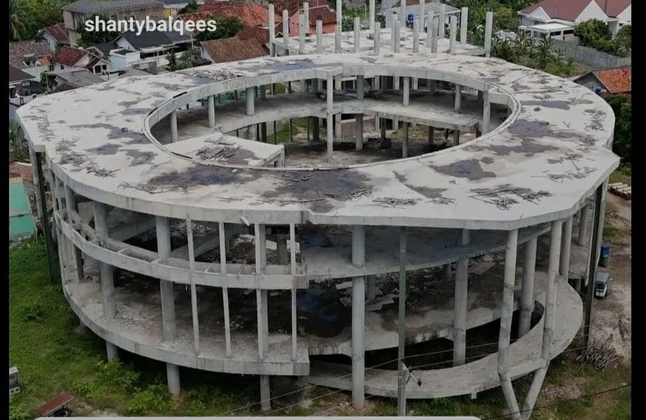 Proyek Mangkrak di Lamsel Tuai Kecaman Netizen