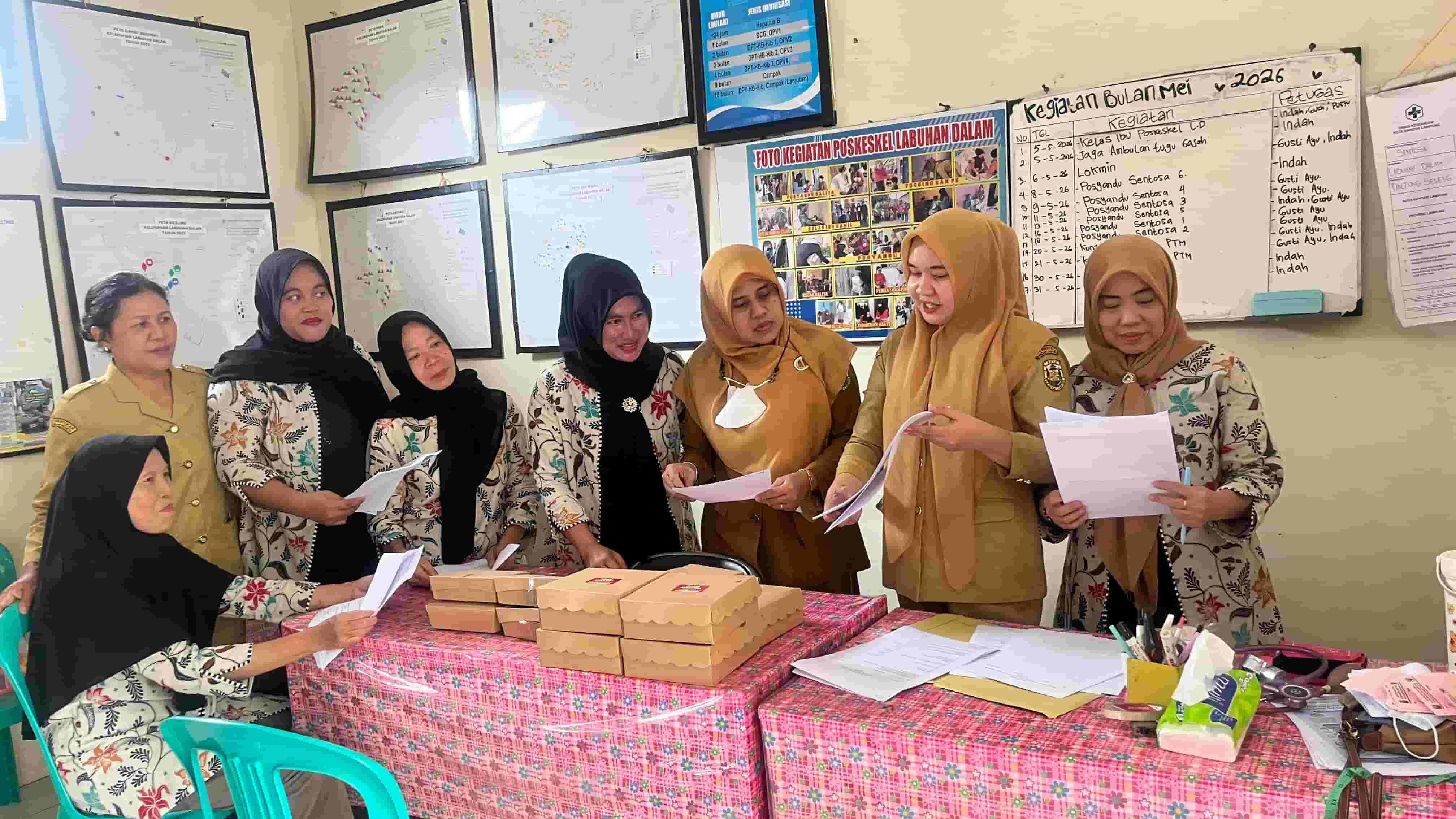 Puskesmas Way Kandis Perkuat Tata Kelola UPKD/K di Poskeskel Labuhan Dalam