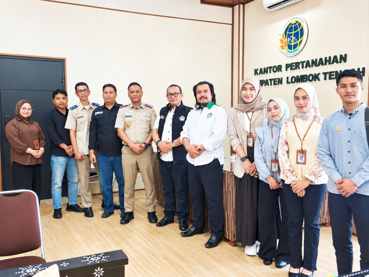Persadin NTB dan DPC Lombok Tengah Sambangi BPN