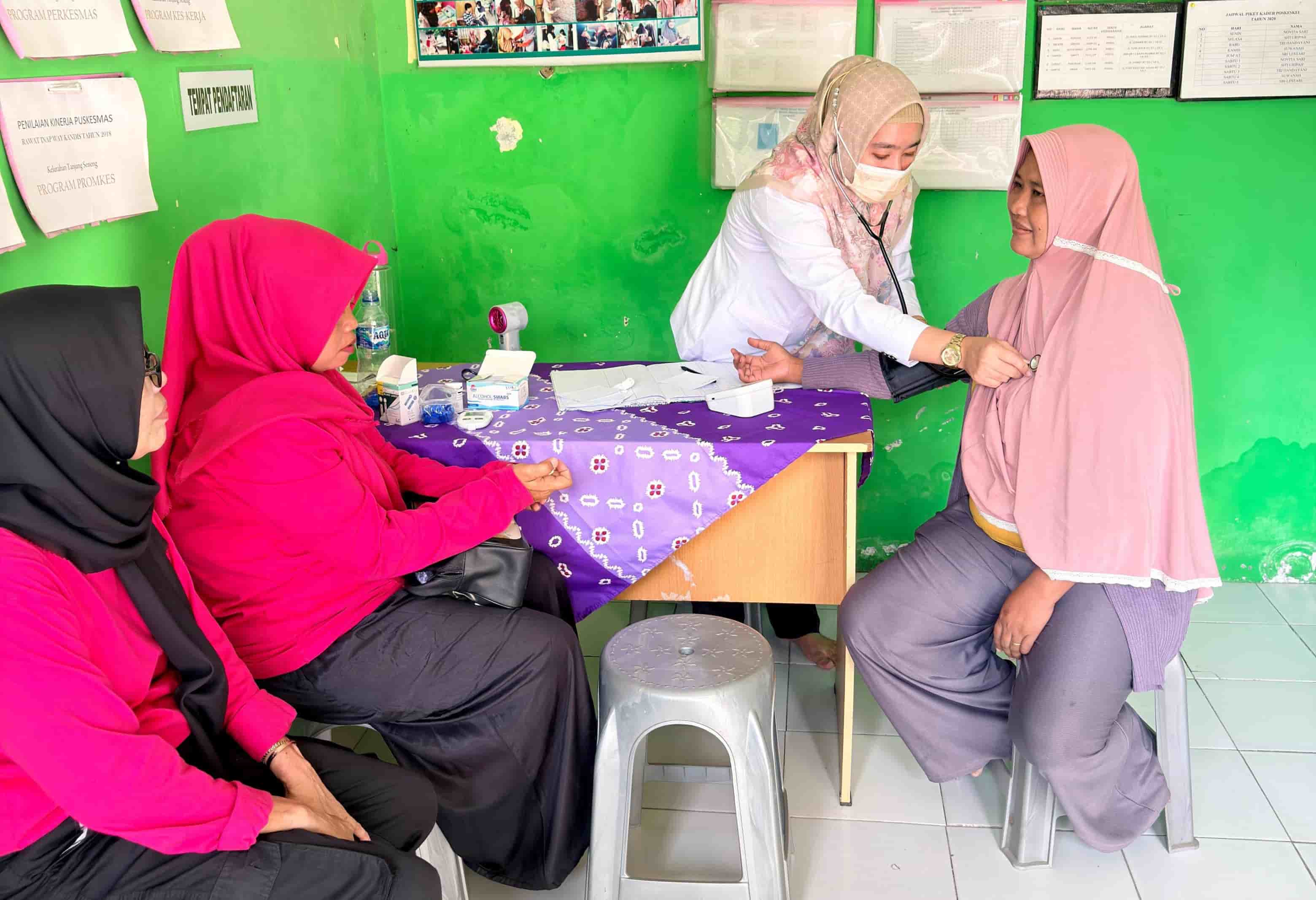 Puskesmas Way Kandis Layani Warga Melalui Poskeskel Tanjung Senang