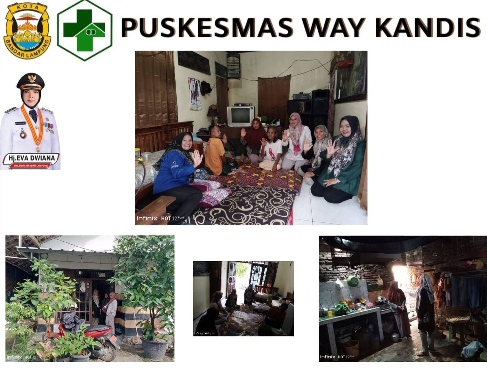 Puskesmas Way Kandis Kunjungi Rumah Pasien TB