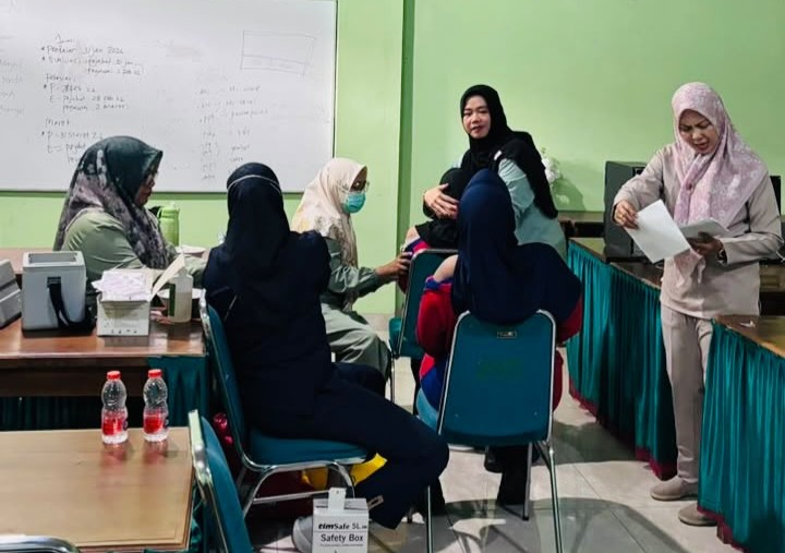 Puskesmas Rajabasa Indah melaksanan BIAS HPV di Sekolah untuk Perlindungan Anak dari Kanker Leher Rahim