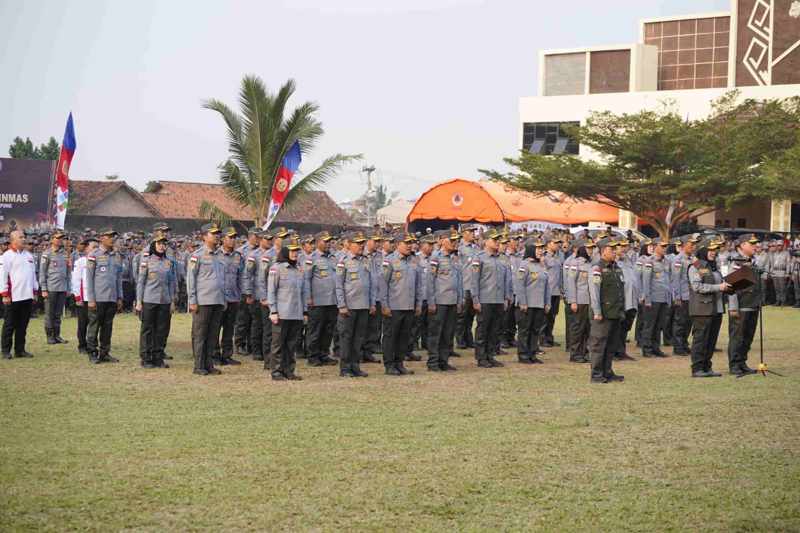 Kemah Bhakti Satya Linmas dan Pengukuhan Organisasi ASLINMAS Serta ABPEDNAS Digelar di Bandar Lampung