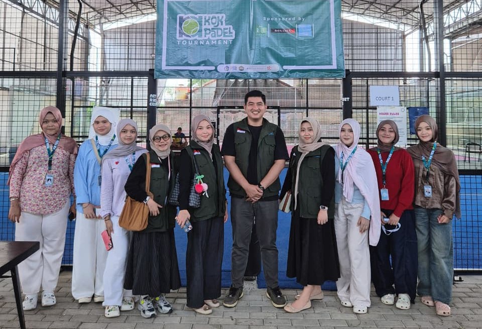 Tim P3K Puskesmas Rajabasa Indah Dukung Kegiatan KOK Padel BEM FEB Unila