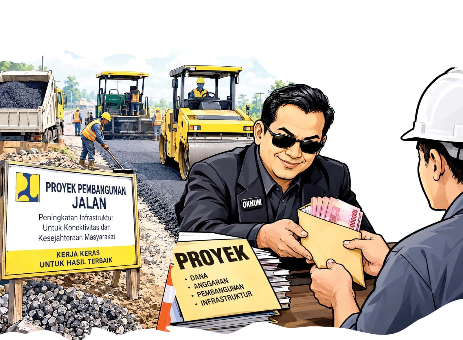 Dugaan Setoran Proyek Mencuat di Lampung Timur