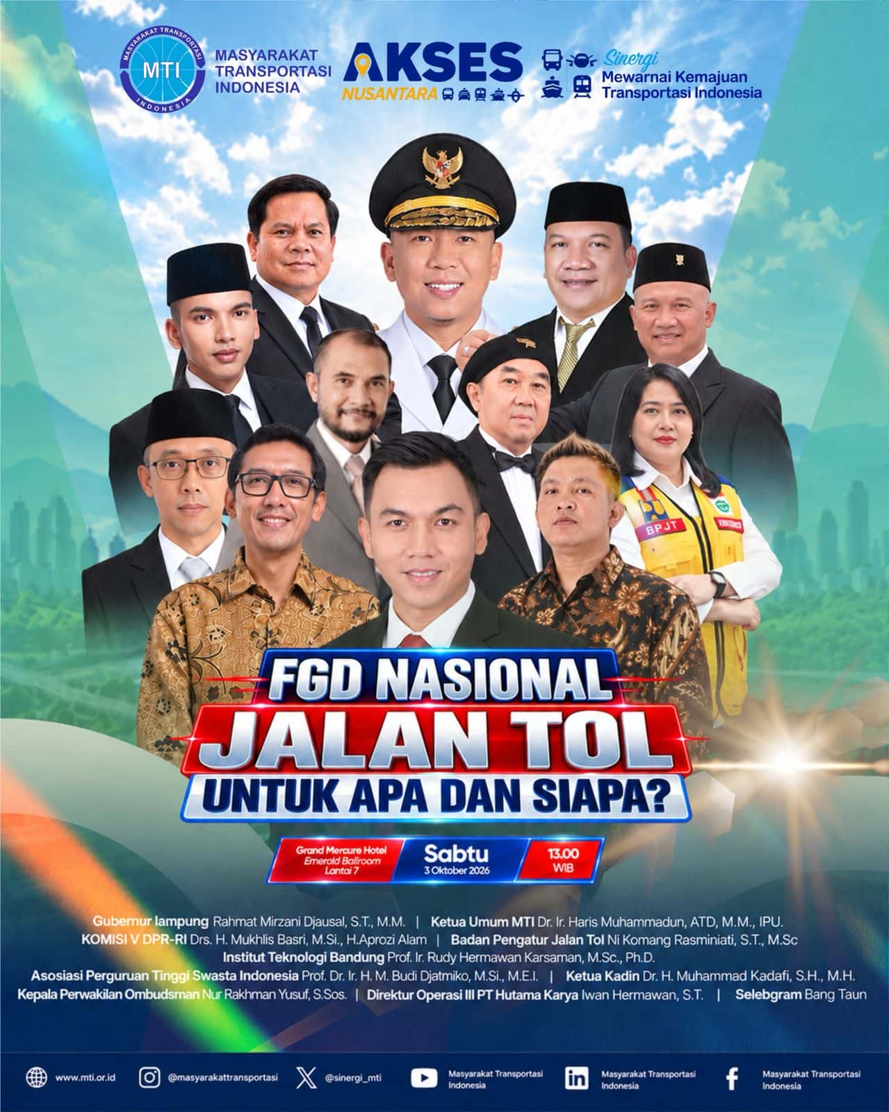 Forum Jalan Tol Pertemukan Regulator hingga BUJT Bahas Masa Depan Tol Indonesia
