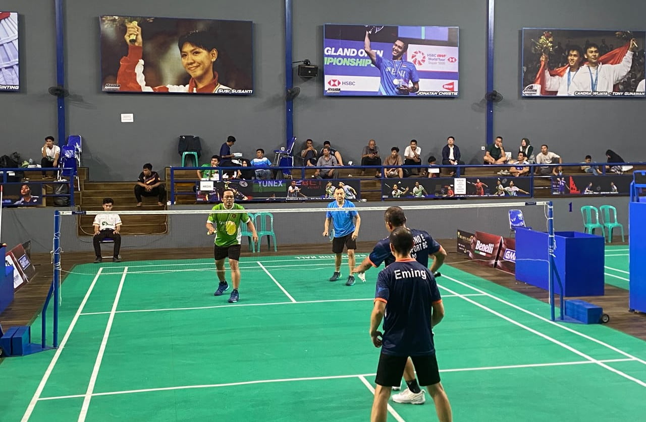 Rudy-Fitter Terhenti di Delapan Besar Gubernur Lampung Badminton Open 2026