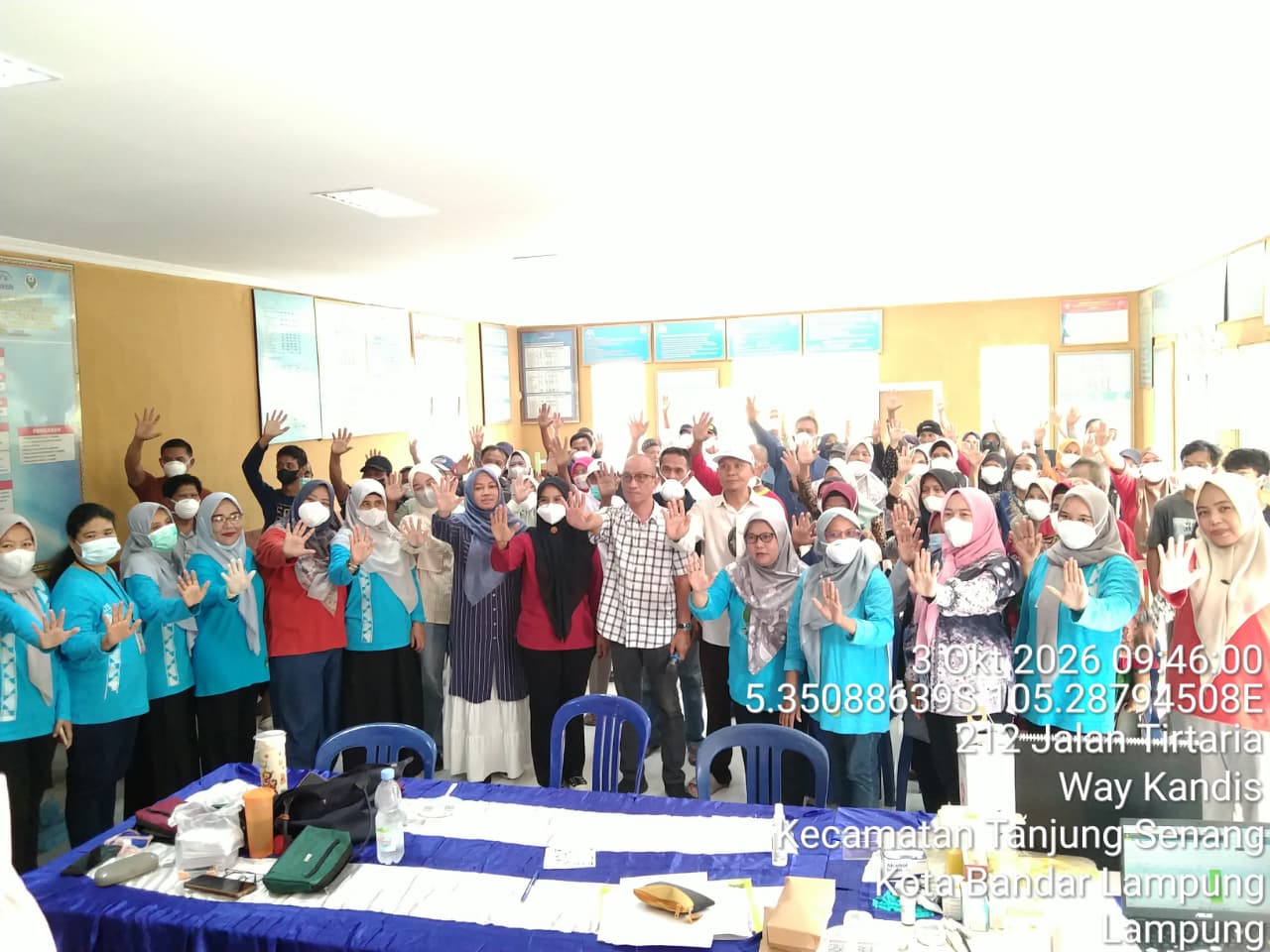 Puskesmas Way Kandis Gelar CKG dan Tracing TBC di Kelurahan Way Kandis