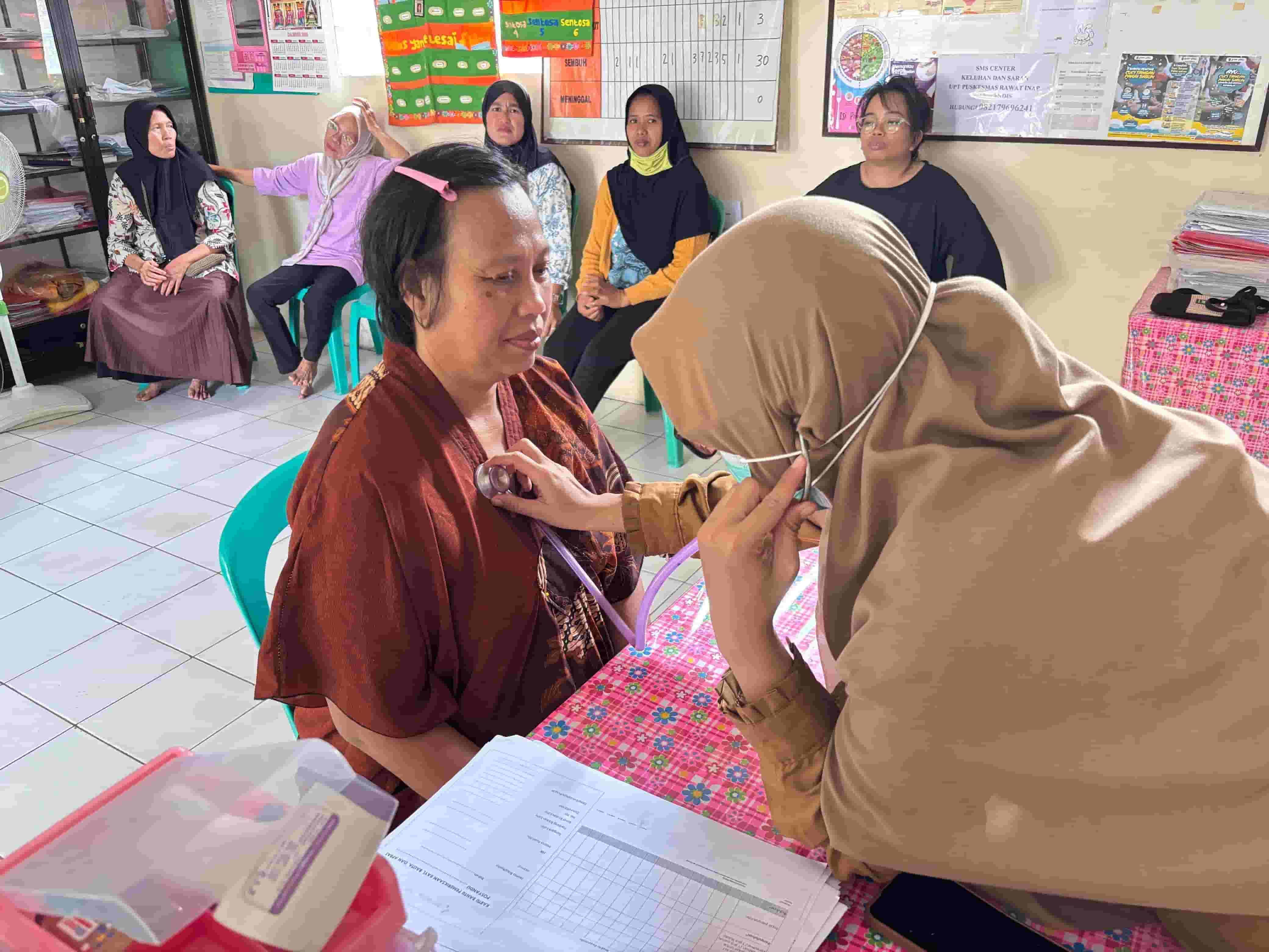 Puskesmas Way Kandis Hadirkan Pelayanan Berobat di Poskeskel Labuhan Dalam