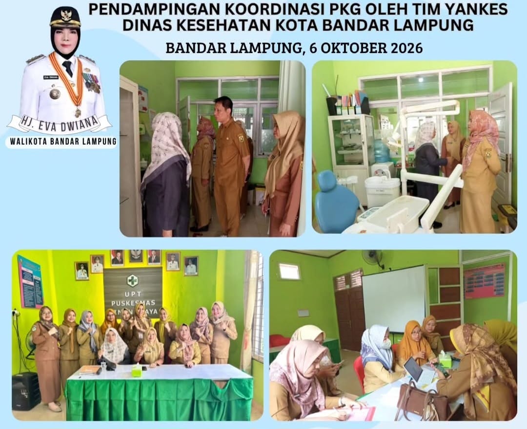 Dinkes Bandar Lampung Dampingi Koordinasi PKG di Puskesmas Pinang Jaya