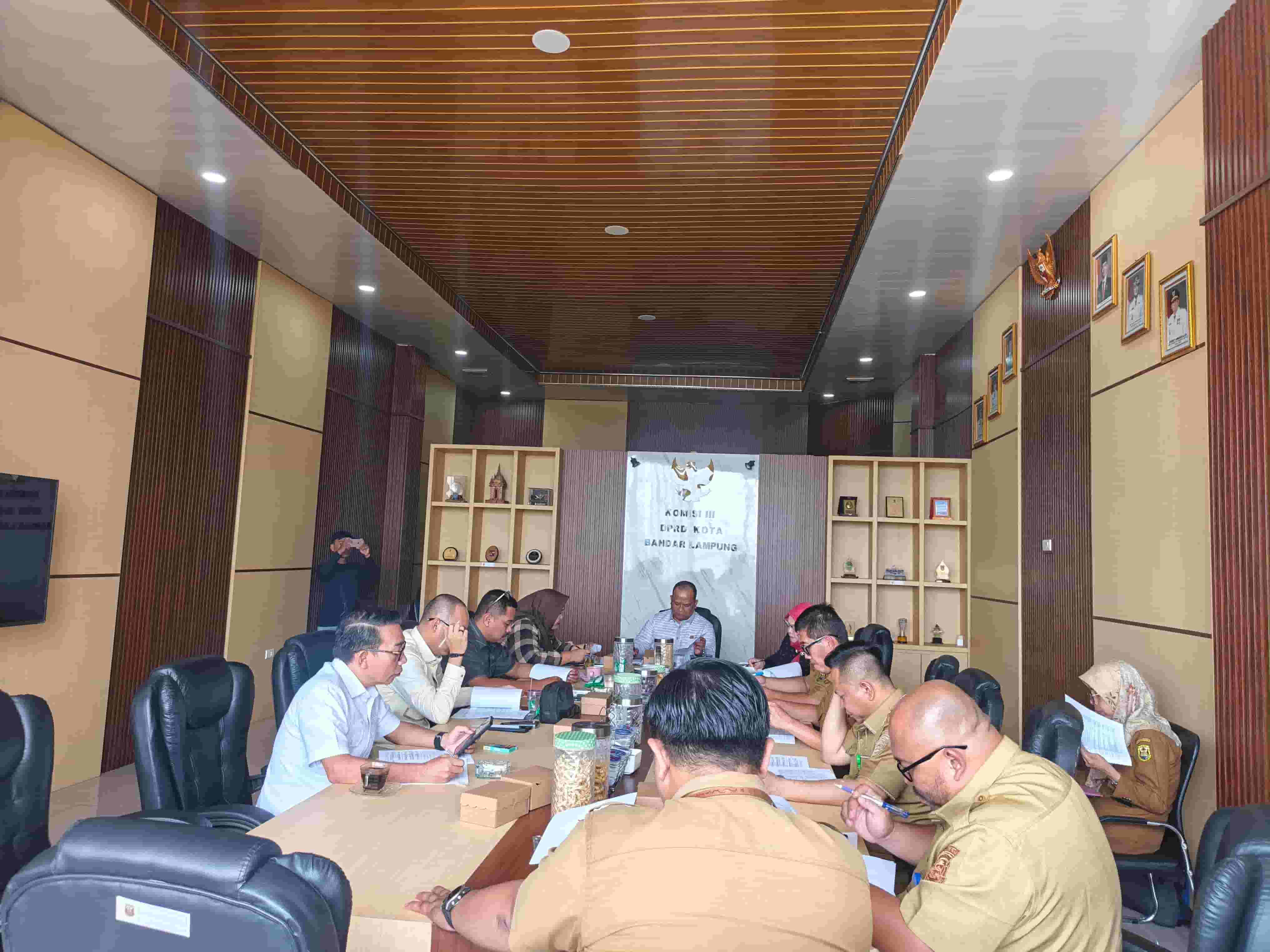 Komisi III DPRD Bandar Lampung Evaluasi Proyek Dinas PU