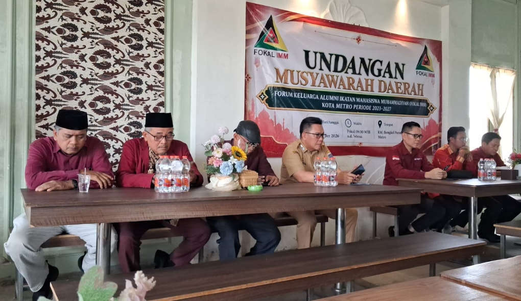 FOKAL IMM Kota Metro Gelar Musyda, Perkuat Konsolidasi dan Kontribusi Alumni