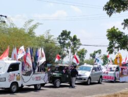 Kirab Pemilu Kabupaten Pringsewu Tidak Dihadiri Tiga Partai Peserta Pemilu 