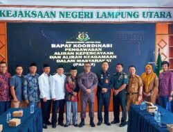 Kejaksaan Negeri Lampung Utara Rakor Bersama PAKEM